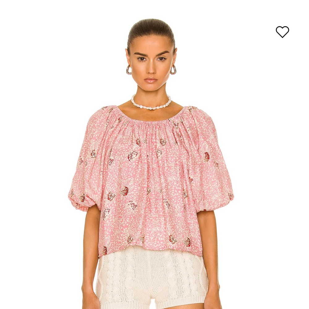 Natalie Martin Pink Floral Blouse